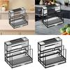 Kitchen Cutlery Holder Practical Counter Drying Rack Organizer Storage Rack for Soap Cutting Board Pot Pan Lid Household Bar