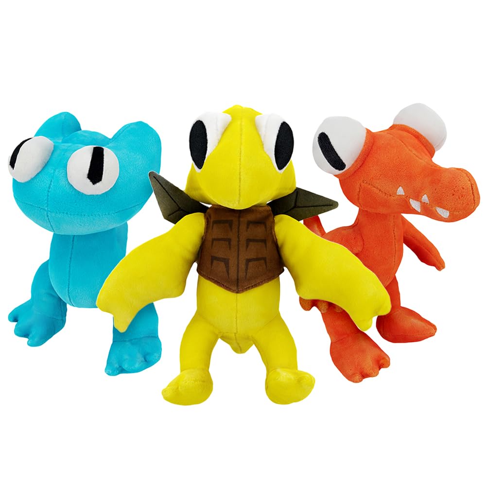 Rainbow Friends - Collectible Plush Complete Set (3 8" Plush, Series 2)