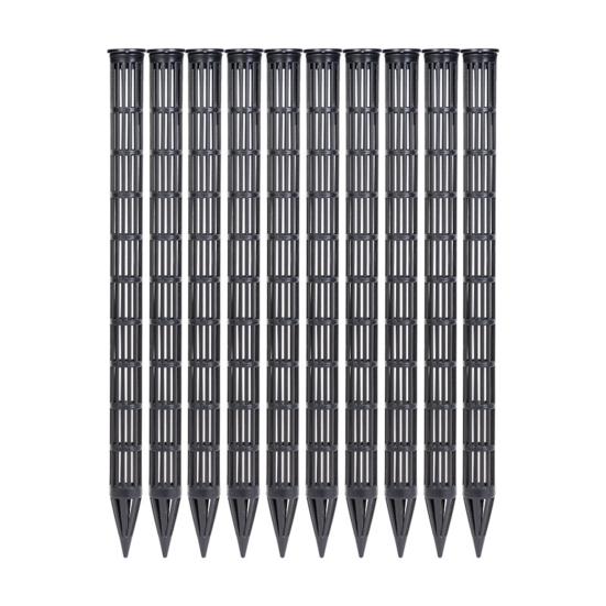 

Трубки для аэрации растений Вставка для кашпо Вентиляционные трубки Трубка для предотвращения гниения корешков Предотвращение перелива для всех типов цветочных горшков 10 pcs чёрный