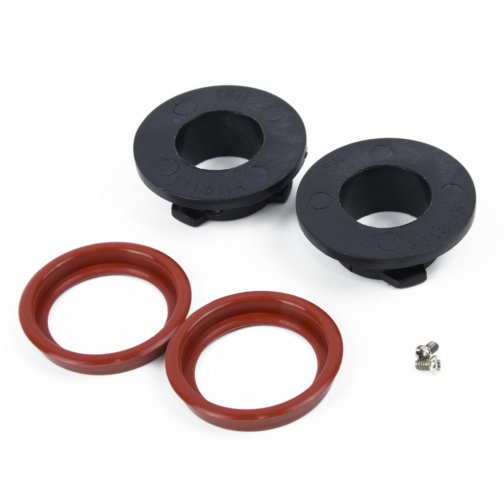 2pcs H11 ABS LED Headlight Bulb Base Adapter Socket Retainer Holder Black New