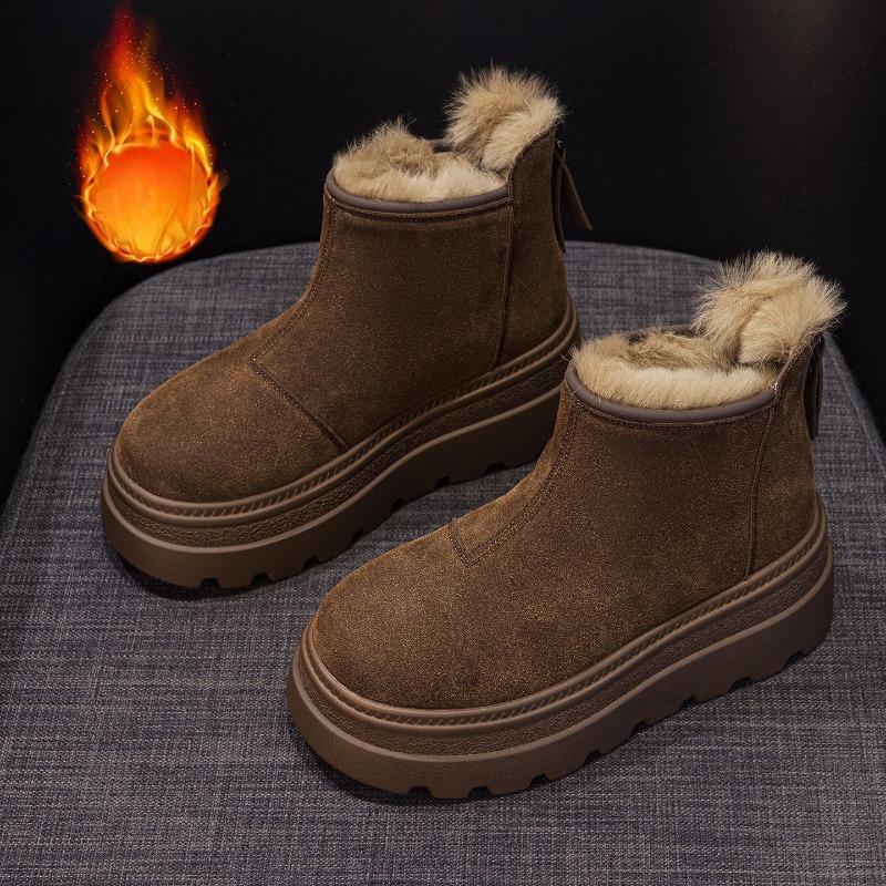 New Snow Boots and Women's Shoes with Fleece Are Fashionable, Casual and Versatile Bestsellers