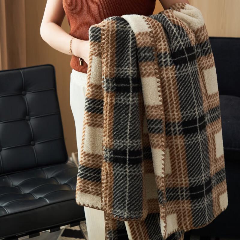 GPPNKC Classic Plaid Warm Blanket