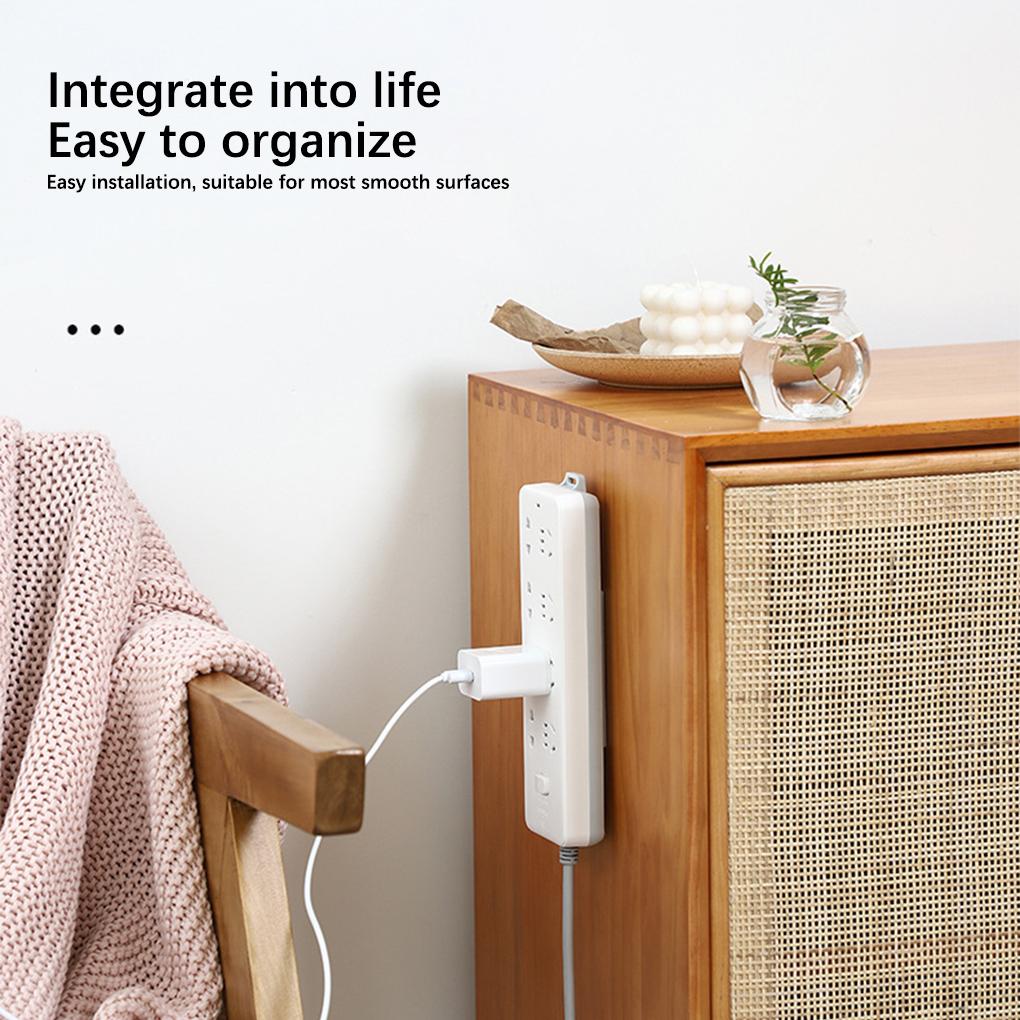 Storage Rack Hanging Mount Wall Stand Compact Size Handy Installation Household Accessories Cable Organizer Home Supplies
