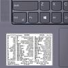 5pcs Computer Reference Keyboard Shortcut Sticker Adhesive For Windows PC Laptop Desktop For Shortcut