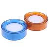 2Pcs/Lot Plastic Round Case Finger Wet Sponge Damper For Casher Count Money