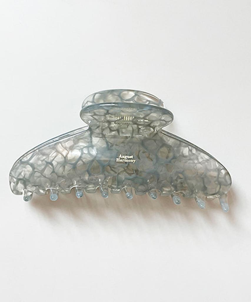 August Harmony Crystal Hair Claw-Gray
