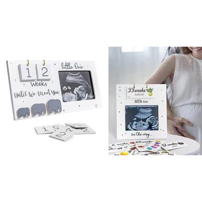 Sonogram Bilderrahmen Holz Baby Ultraschall Fotorahmen Geschlecht offenbaren Schwangerschaft Ankündigung Sonogram Fotorahmen