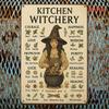 Vintage Easter Witch Metal Plaque 8x12, Rustic Kitchen Witchery Sign, Herbalism Symbols, 2D Flat Wall Decor