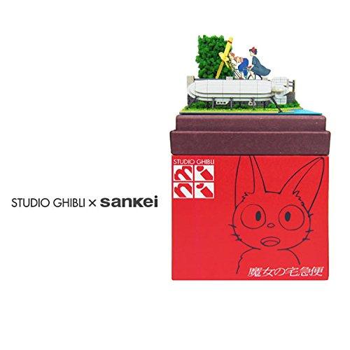 Sankei Studio Ghibli Mini Kiki's Delivery Service Dragonfly and Propeller Bicycle Non-Scale Paper Craft MP07-10
