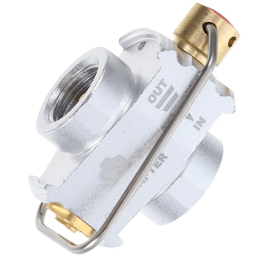Cost-effective Camping Gas Adapter Valve Efficient Gas Refill Adapter  Camping Equipment