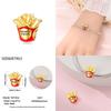 Fit Originalbracelet Cute Cake Beaded Afternoon Tea-Heart Shaped Donut Charms Diy Jewelry Making Women Giftcopper