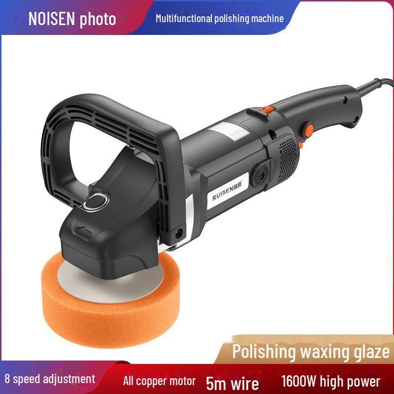 7-Inch 8-Speed Car Polisher 220V: Car Waxing, Glazing, Sealing & Tile Repair Machine