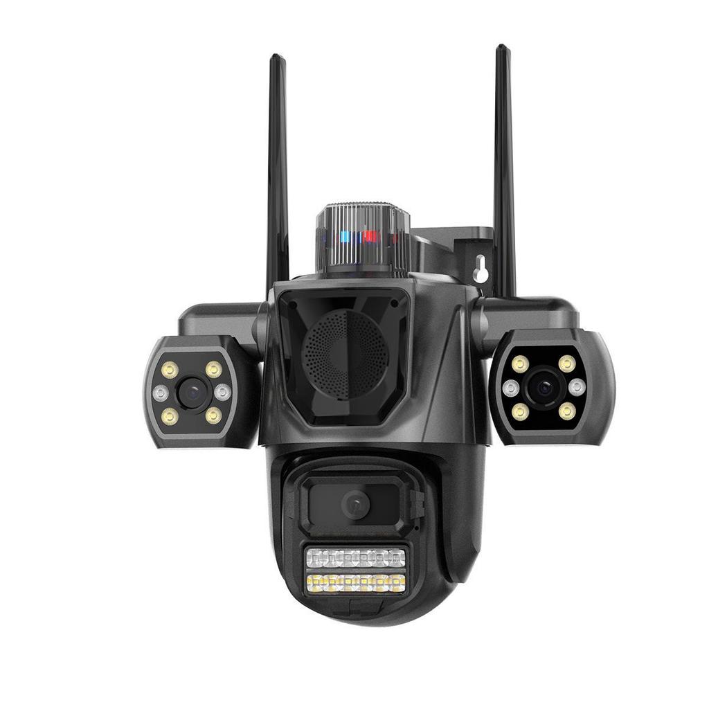 ICSEE Triple-Lens WiFi HD Camera with Large Speaker for Indoor & Outdoor Use
