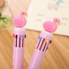 Pink Swan Ten-Color Ballpoint Pen - Creative Student Doodle Pen