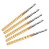 5pcs Dental Burrs AntiRust Tungsten Steel Dental Teeth Cutting Burrs Dentist Supplies(28 Mm 1,1 Pouces )