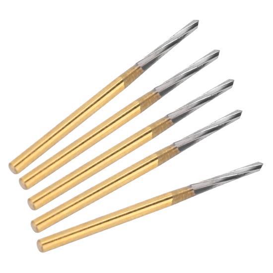 5pcs Dental Burrs AntiRust Tungsten Steel Dental Teeth Cutting Burrs Dentist Supplies(28 Mm 1,1 Pouces )