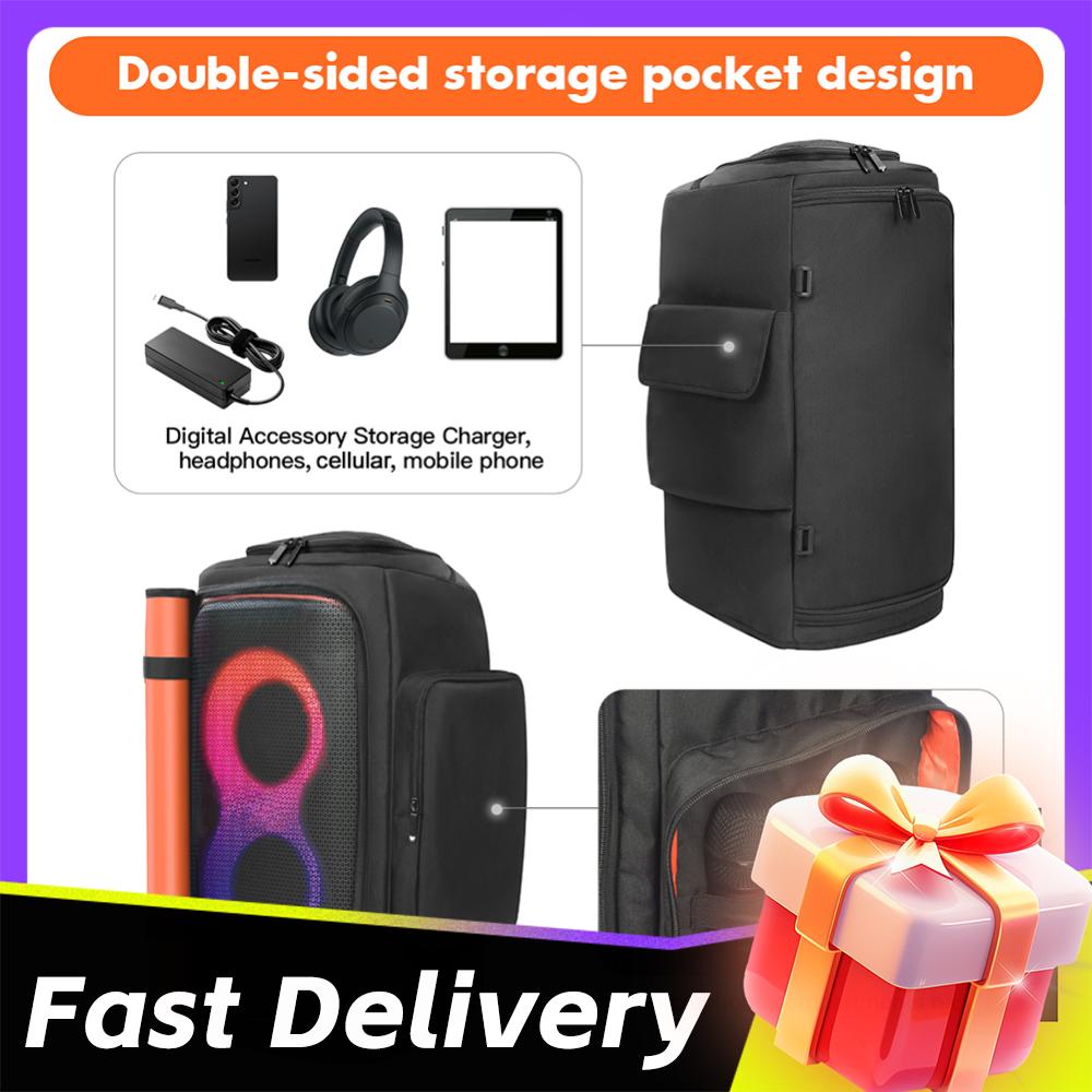 Speaker Carrying Case For JBL PARTYBOX 110/120 Outdoor Speaker Portable Carry Tote Bag Shockproof Double-Sided Protective Cover