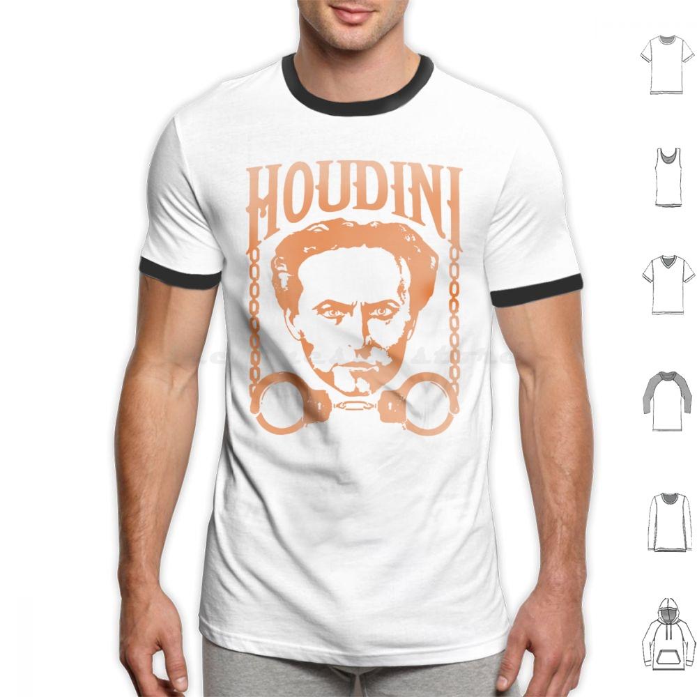 Harry Houdini Magician Harry Houdini Retro Vintage Las Vegas Circus Freak Magic Tricks T Shirt 6xl Cotton Cool Tee Houdini