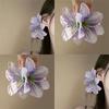 Cloth Flower Hairpin Barrettes Bohemia Hairpins Sweet Simulation Flower Duckbill Clip  Seaside