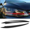 Car Headlight Eyebrow Eyelid Covers Suitable for Volkswagen Golf 7 7.5 VII GTD R MK7 MK 7.5 2011-2015 Eye-catching Stickers