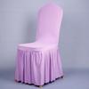 Hotel Style Chair Cover Oxford Skirt Chair Cover Quick And Secure Fit