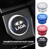 For Lada Car Cigarette Lighter Button Replacement Plug Cover Accessories Priora Sedan Sport Kalina Xray Granta Vesta Samara