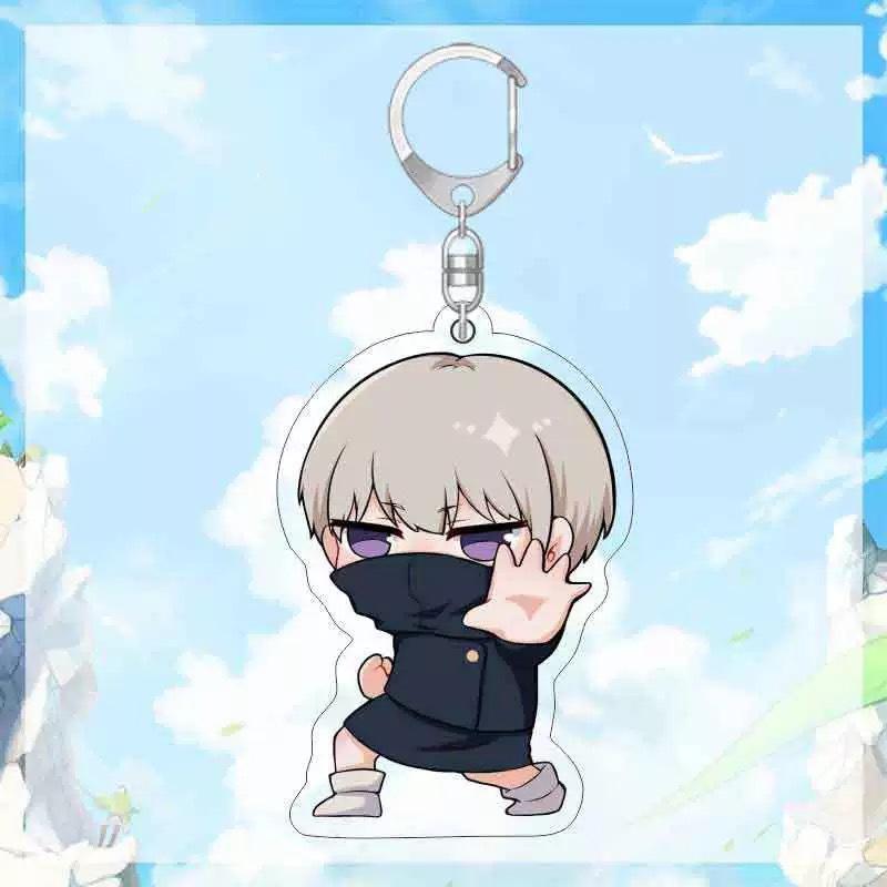 Anime Geto Suguru Ryomen Sukuna Fushiguro Toji Nanami Kento Okkotsu Yuta Inumaki Toge Acrylic Keychains Pendants Figure Toy Gift