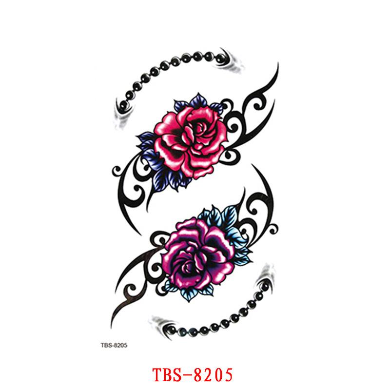 Waterproof Tattoo Sticker, Small Flower Arm, Totem, Semi-Permanent Tattoo Sticker Tattoo