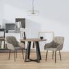 Day and Night - Day and Night Dining Chairs 2 Units Light Gray Velvet