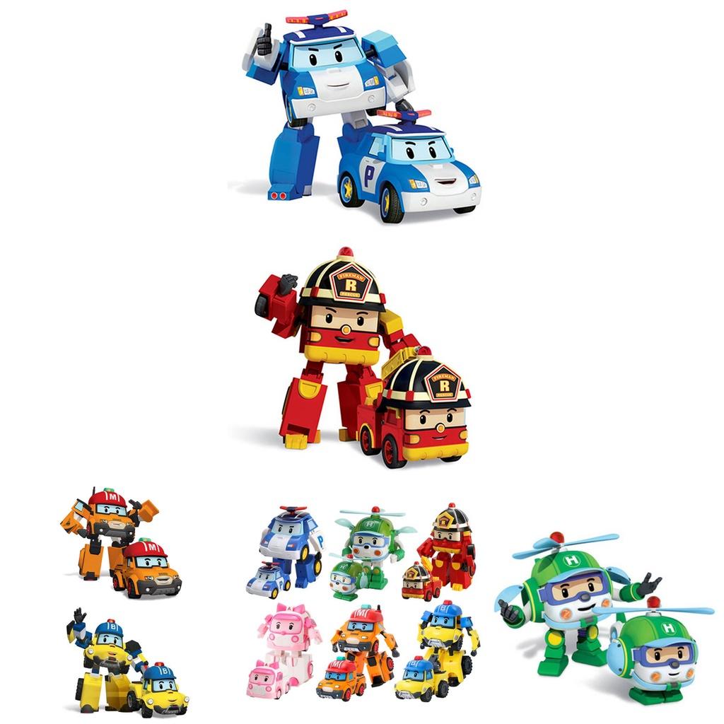 Transform Your Kid's Playtime With Robocar Poli Toy Car Pull Back Car And Action Figure In One!