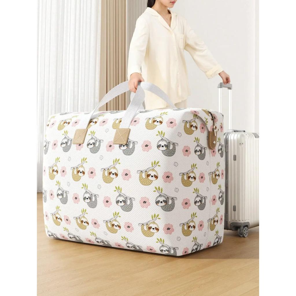 1PC Clothing Blanket Organizer Bag Luggage Bag Widened Reinforced Handle Foldable Organizer Suitable designed for Household Company Travel
