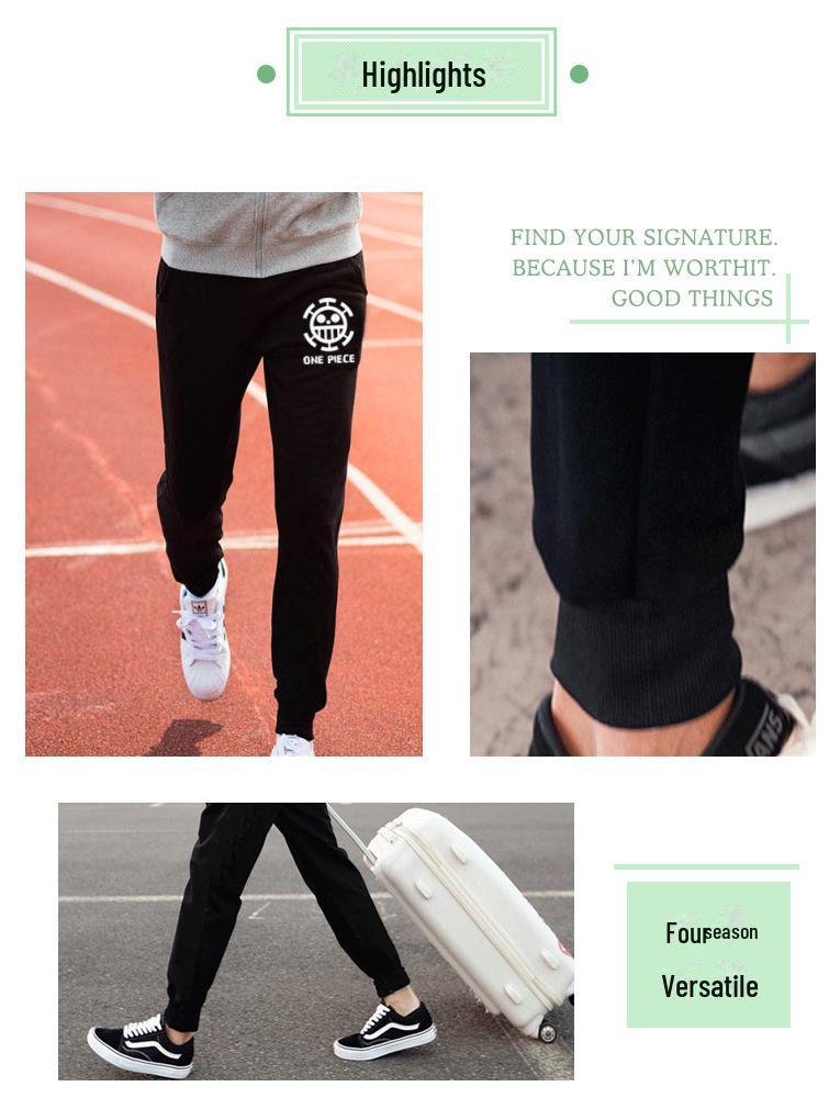 Pantalon de survêtement à cordon Fairy Tail Guild Leader - Pantalon d'anime printemps-automne