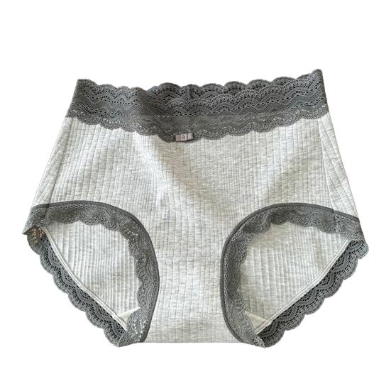 Cotton Underwear for Women Soft Breathable Cheeky Bikini Panties Ladies Sexy Lace Mid Rise