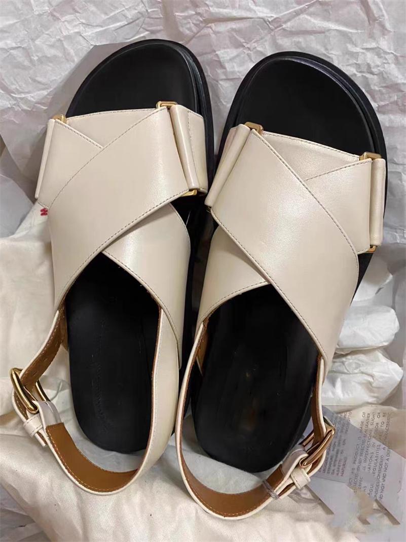 

Meotina INS брендовые женские сандалии на плоской подошве из натуральной кожи с пряжкой, женская модная повседневная дизайнерская обувь, лето-весна, бежевый цвет 40 34 бежевый