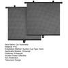 2Pcs Car Sunshade Side Window for Baby Roller Vehicle Shades with Suction Cups And Hooks PVC UV Protection And Privacy Car Window Cover