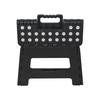Tabouret pliable en plastique - MARBUENO SUMMER - 31,5x25x22 cm - Charge maximale 150 kg - Antidérapant - Facile à plier