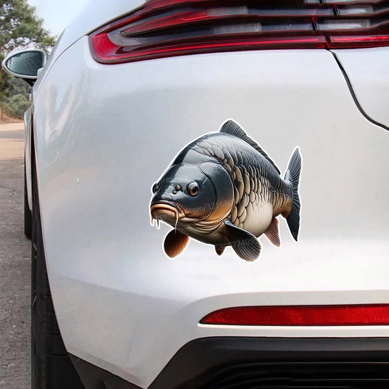 Kreativer Fisch Autoaufkleber Outdoor Sport Angeln Automobile & Motorräder Wasserdicht Kajak Boot Vinyl Aufkleber Sticker SH606