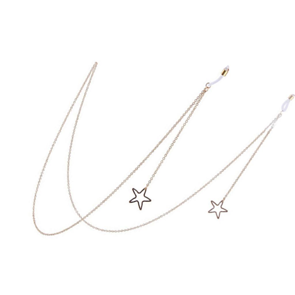 Artistic Star Glasses Chain Elegant Antiskid Glasses Chain Fashion Glasses Chain for Women and Students