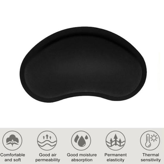 Rubber Memory Foam Wrist Rest Mouse Pad Extra Thick Non-Slip Base Wear Resistant Ergonomic Keyboard Mouse Wrist Support Pad