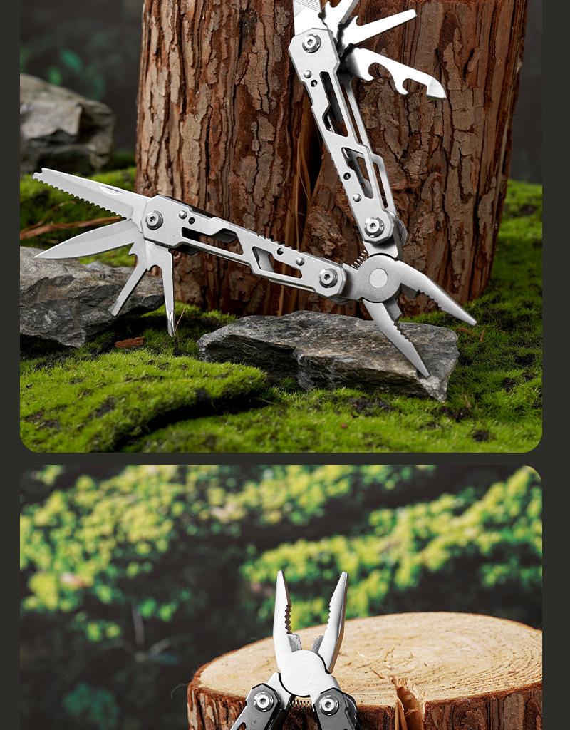 Alicates Multiusos Portátiles de Acero Inoxidable para Exterior