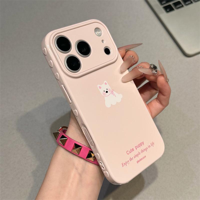 Cute Cartoon Bubble Heart for Apple ProMax Mobile Phone Case Anti-drop iPhone/girls/