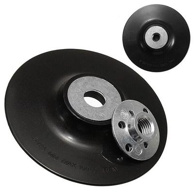 4-7'' 100/125/150/180mm Filetage M10/M14 Plateau de support en plastique ABS Plateau de support rond Disques de ponçage pour meuleuse d'angle Ponceuse