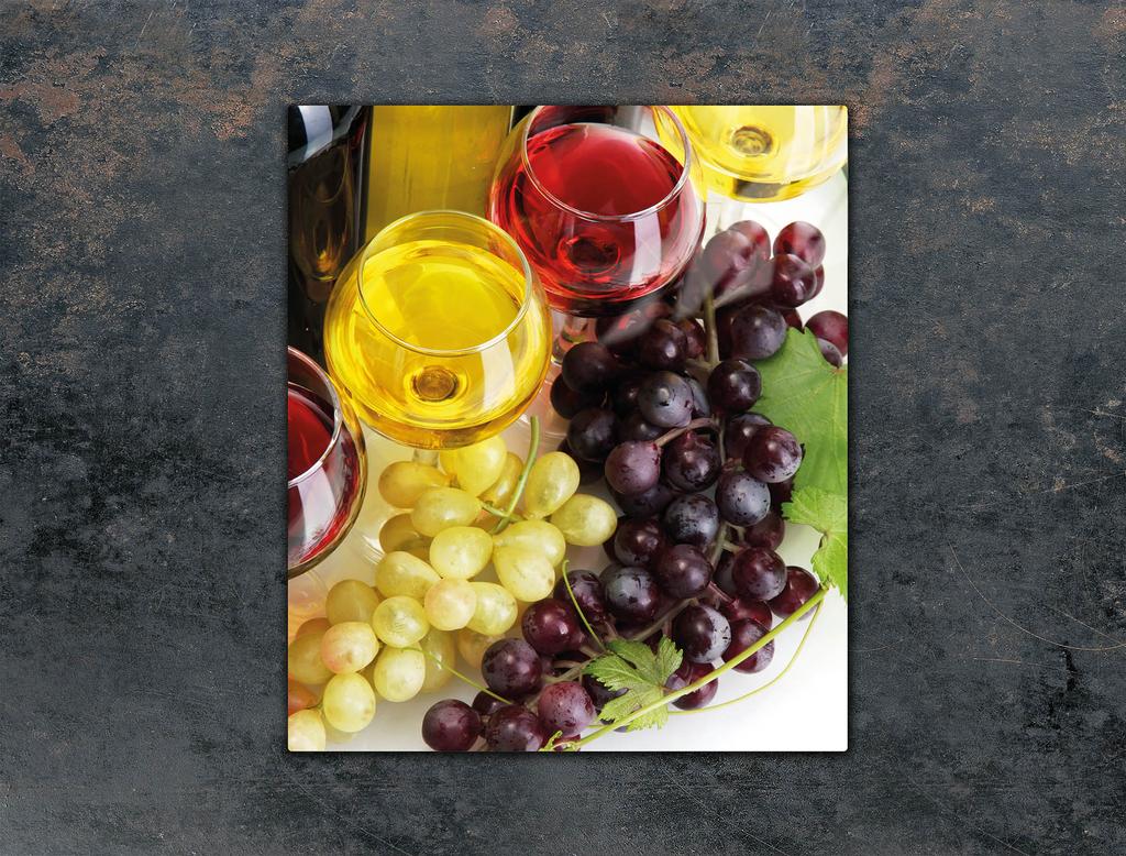 SZKLANA DESKA DO KROJENIA 45x52 WINO