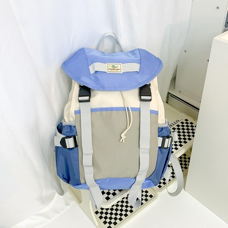 Kids Minimalist School Bag Made Of Durable Oxford Cloth For Elementary Use