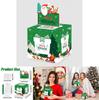 Green Christmas Cash Gift Box With Festive Packaging For Holiday Occasions
