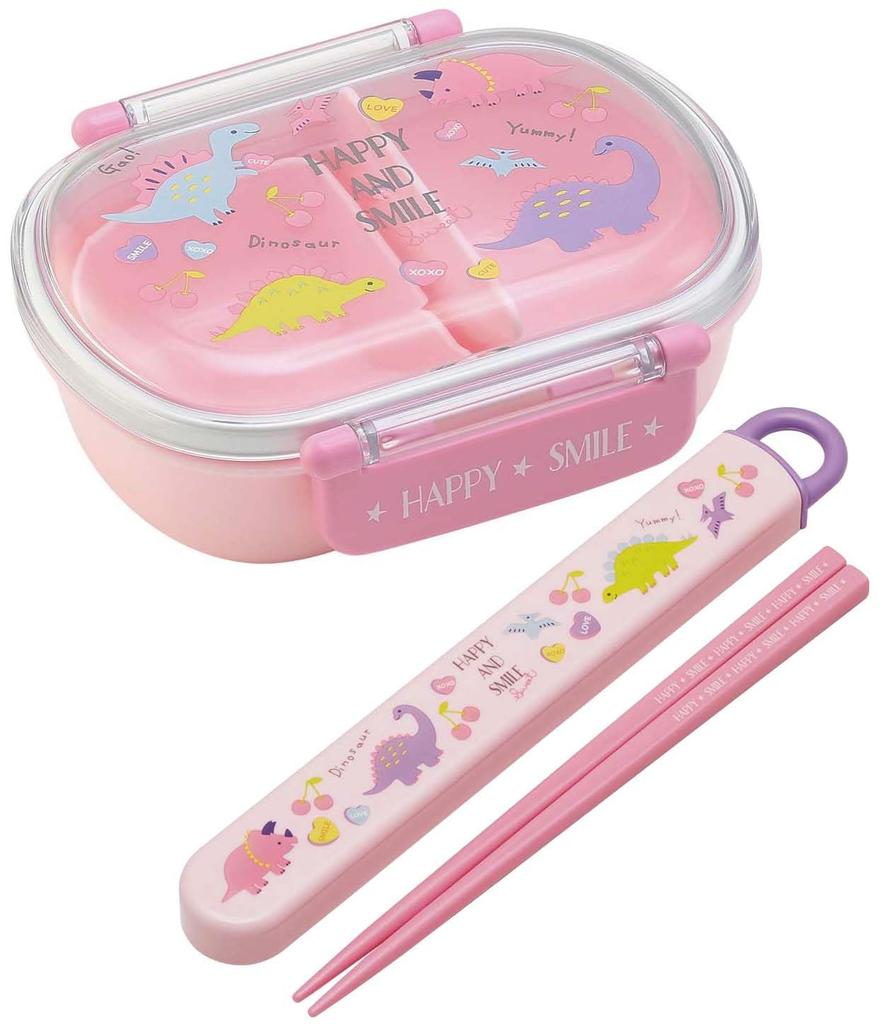 Skater Antibacterial Lunch Happy Smile Made in Children's Box, Fluffy, 360ml, & Design, Japan, QAF2BAAG-A