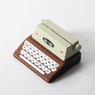 1/12 Typewriter Decoration Toy Desktop Figurines DIY for