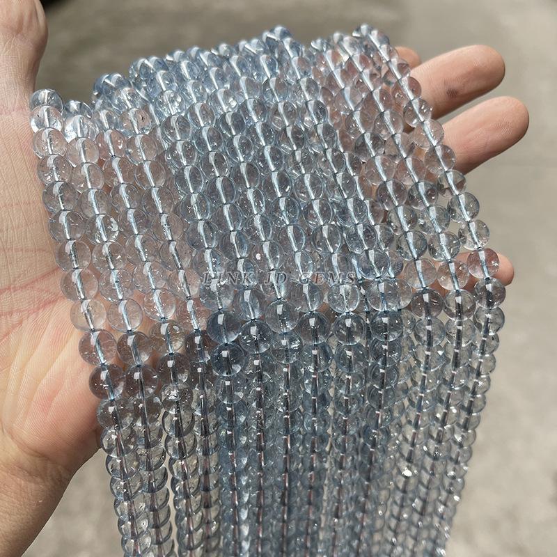 

Бусины из хрусталя Jingde светло-голубого цвета K9 для ювелирных изделий своими руками 6mm ~60 beads