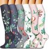 6Pairs Compression Socks For Women And Men - Best For Circulation, Running, Athletic, Recover, Travel