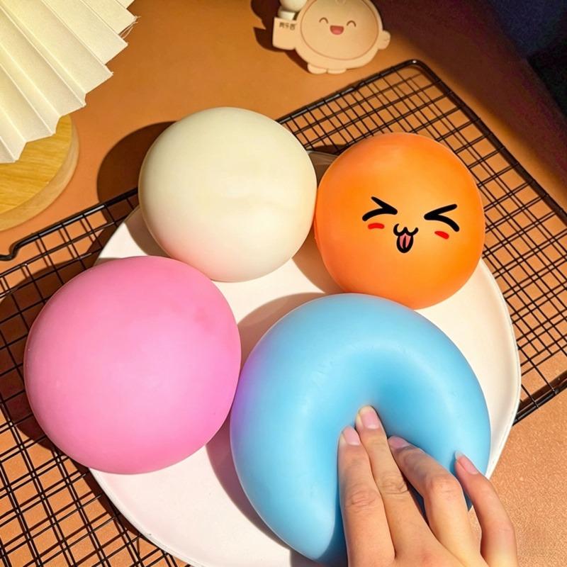 Squishy Jumbo Steamed Bun Slow Rising Toy, Ultra Soft Sensory Fidget Toy for Daily Stress & Anxiety Relief
